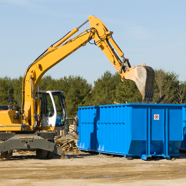 are there any restrictions on where a residential dumpster can be placed in Preston WI